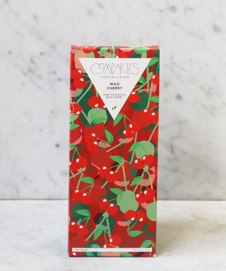 Compartes Wild Cherry Dark Chocolate, 3oz - DeLAURENTI